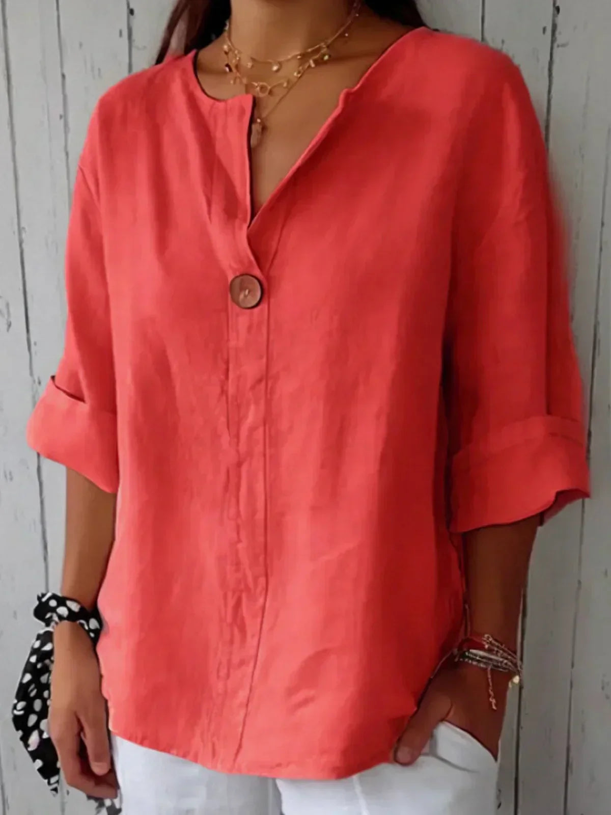 SOFIA™ | V-Neck Blouse