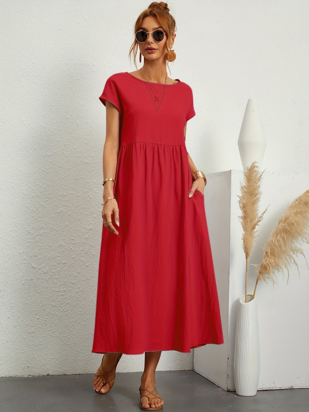 TAMARA™ | Elegant Dress With Pockets