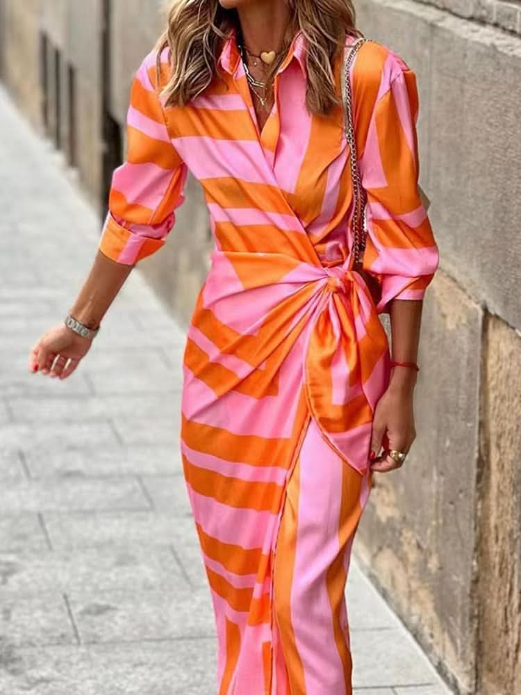 SELENA™ | Printed Wrap Dress