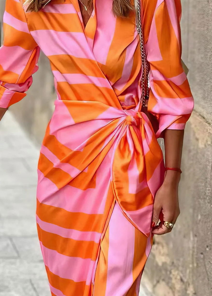 SELENA™ | Printed Wrap Dress