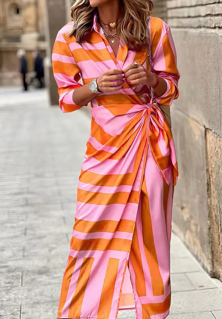 SELENA™ | Printed Wrap Dress