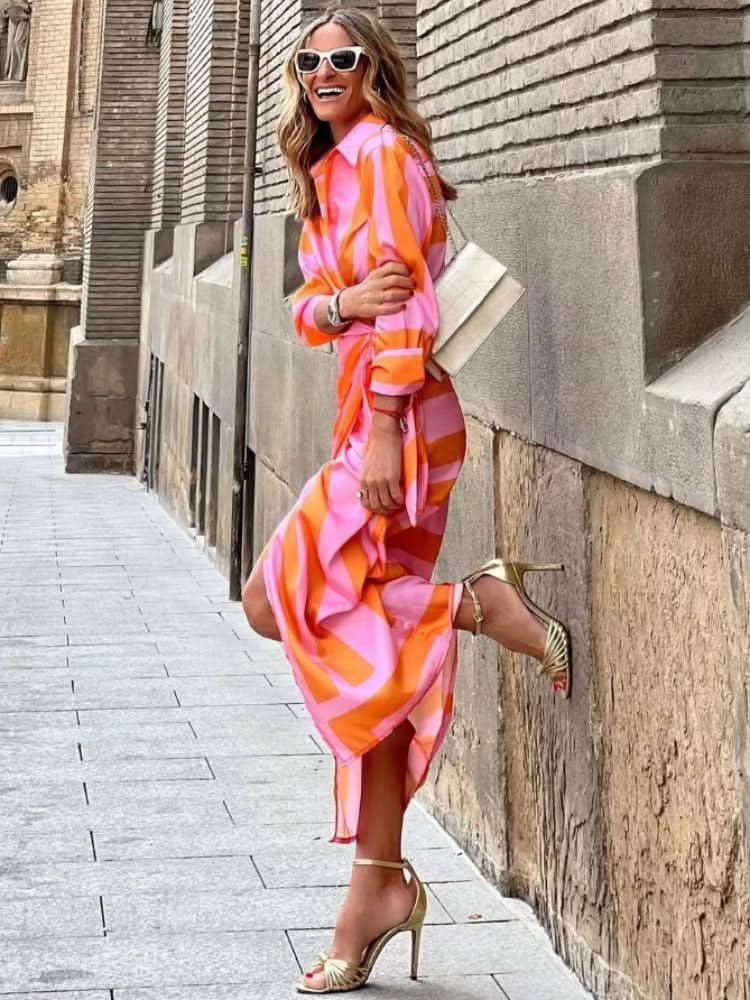 SELENA™ | Printed Wrap Dress