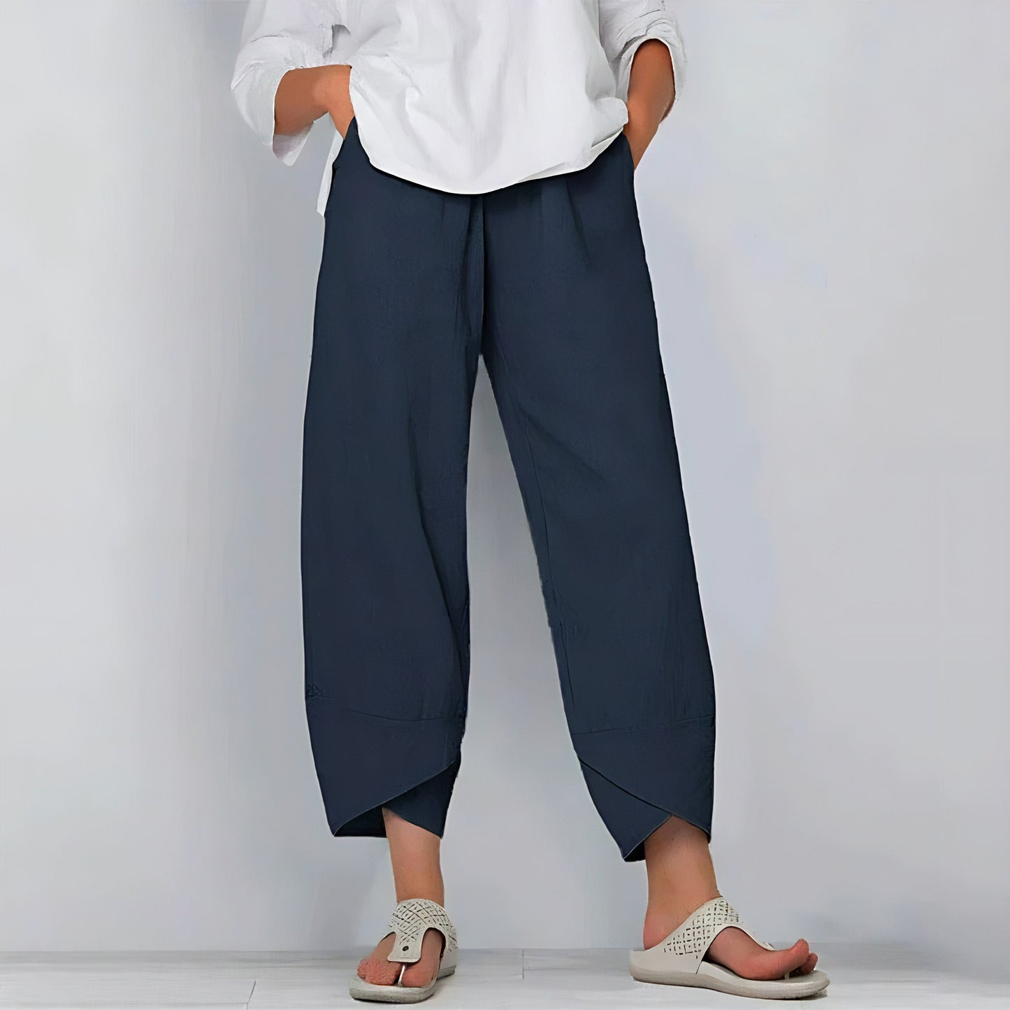ANNAHâ„¢ | Chic Linen Trousers