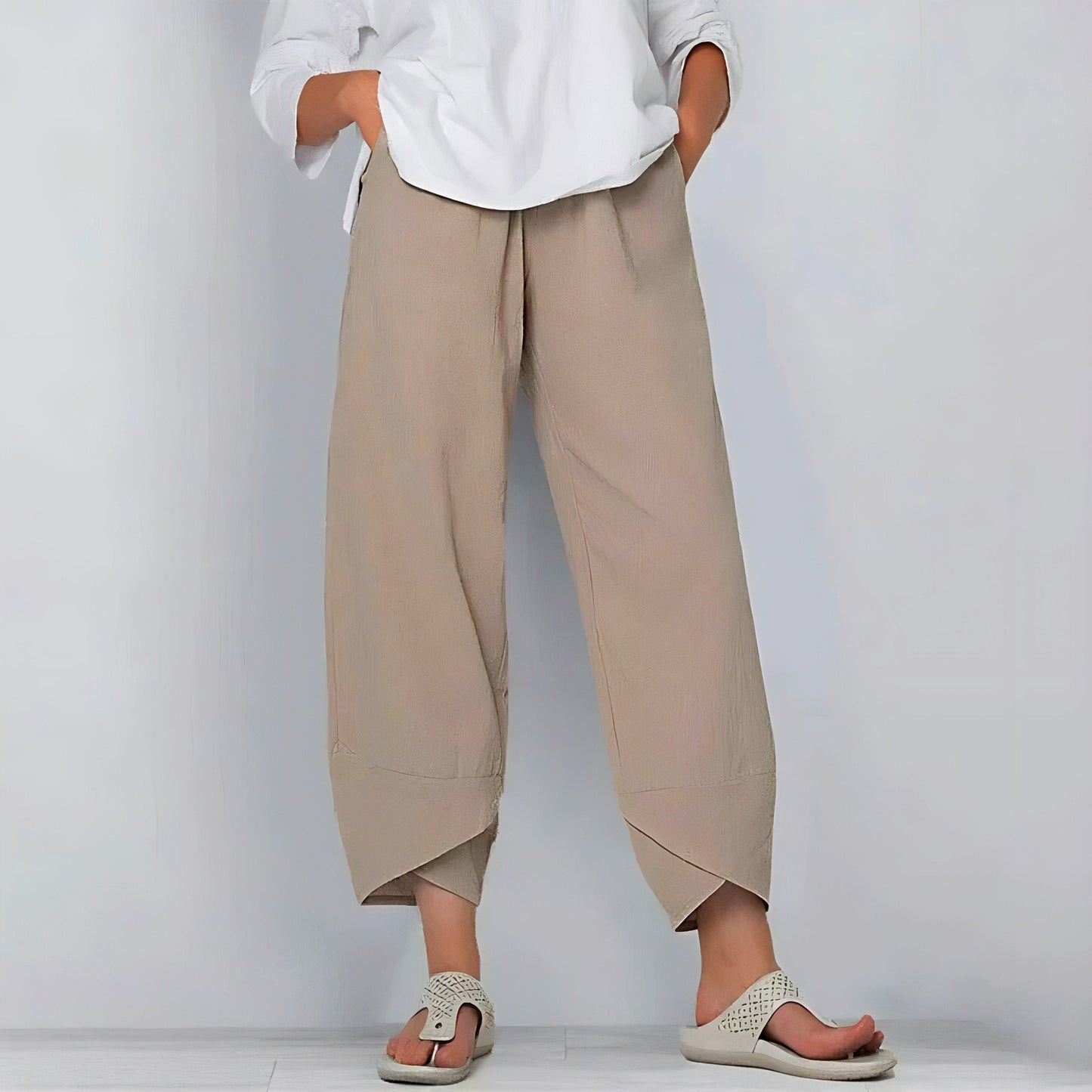ANNAHâ„¢ | Chic Linen Trousers