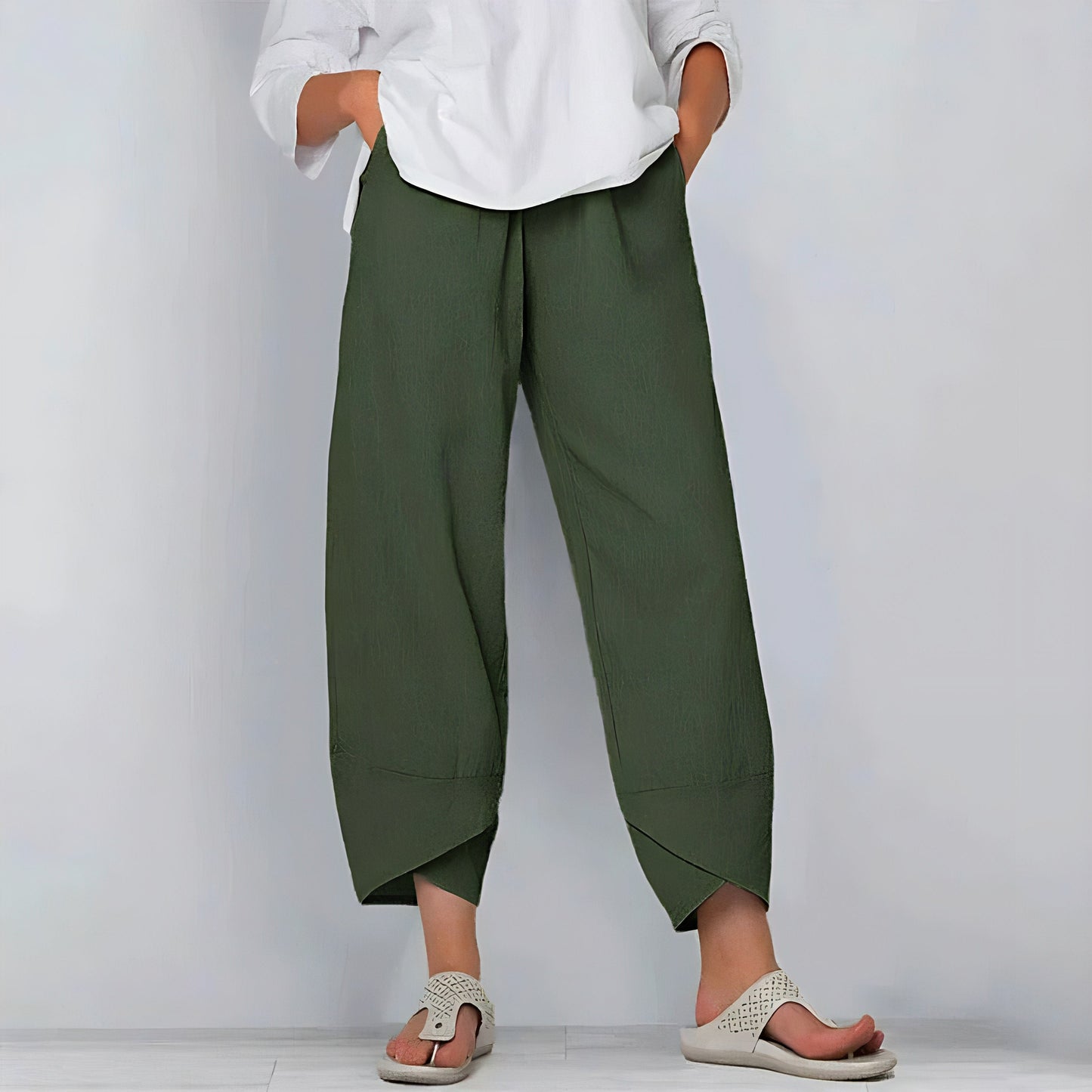 ANNAHâ„¢ | Chic Linen Trousers