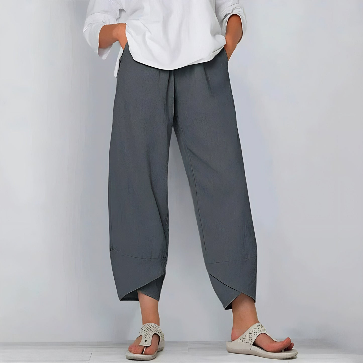 ANNAHâ„¢ | Chic Linen Trousers