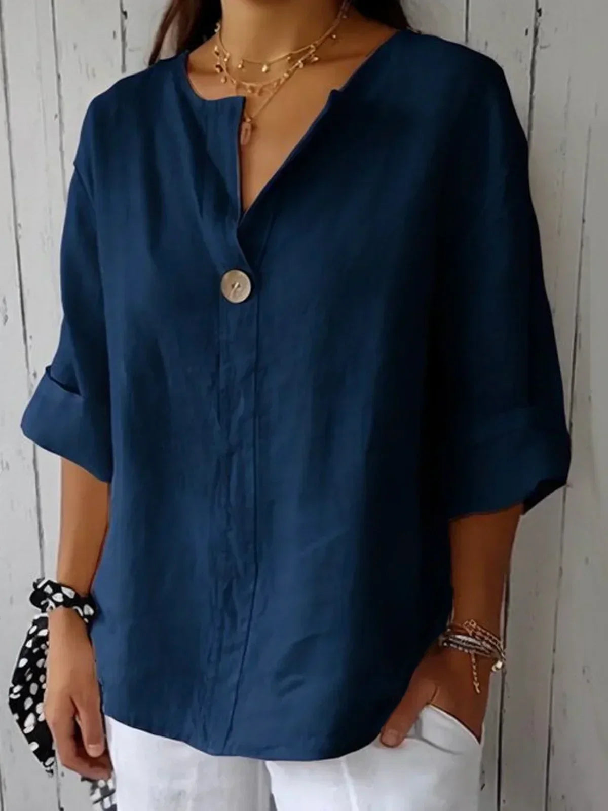 SOFIA™ | V-Neck Blouse