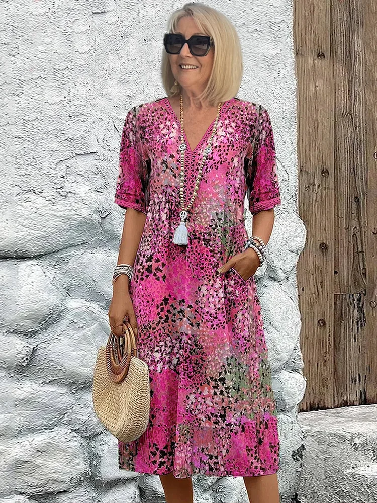 CATARINA™ | Vibrant Midi Dress