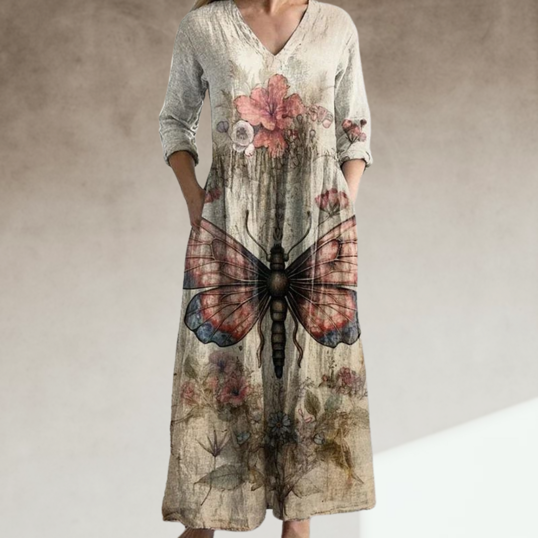 ANGELINA™ | Retro Maxi Dress