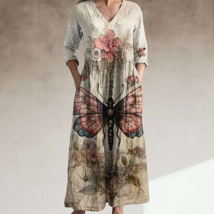 ANGELINA™ | Retro Maxi Dress