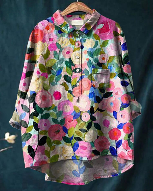 HEATHER™ | Palette Floral Blouse