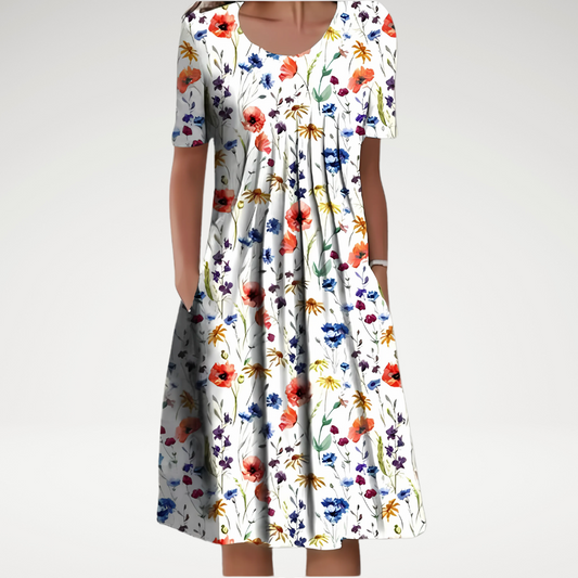 DIANA™ | Timeless Printed Dress