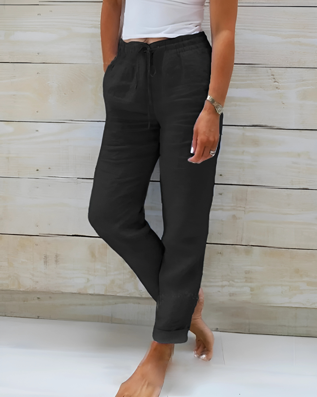ISABELLE™ | Relaxed Fit Linen Pants