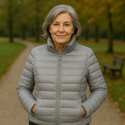 Solen Light Puffer Jacket | Grey