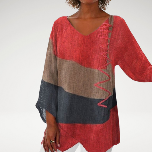 ELLIE™ | Beautiful Flowy Knit Blouse