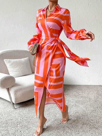 SELENA™ | Printed Wrap Dress