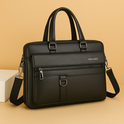 Sonny |  Leather Work Briefcase