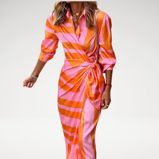 SELENA™ | Printed Wrap Dress