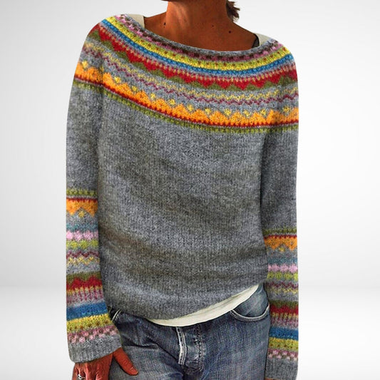 LUNA | Retro Autumn Sweater
