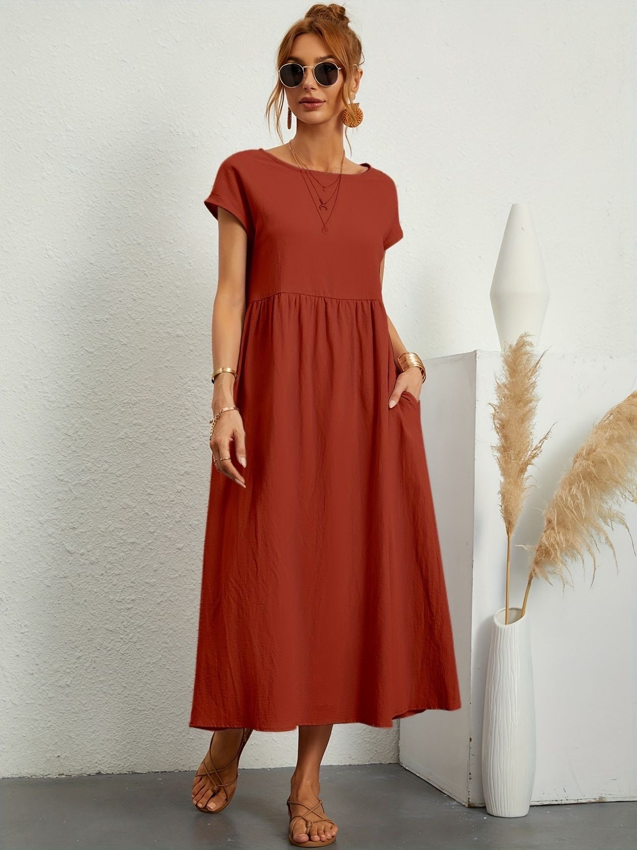TAMARA™ | Elegant Dress With Pockets