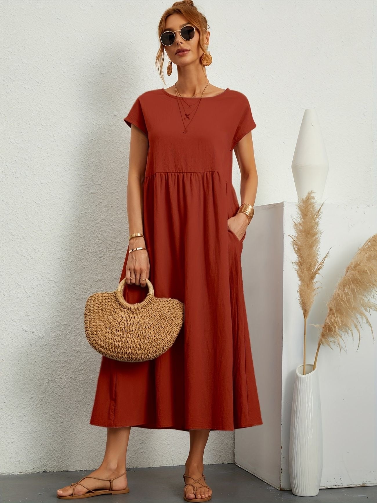 TAMARA™ | Elegant Dress With Pockets