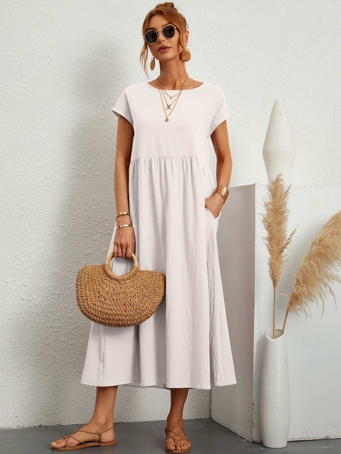 TAMARA™ | Elegant Dress With Pockets