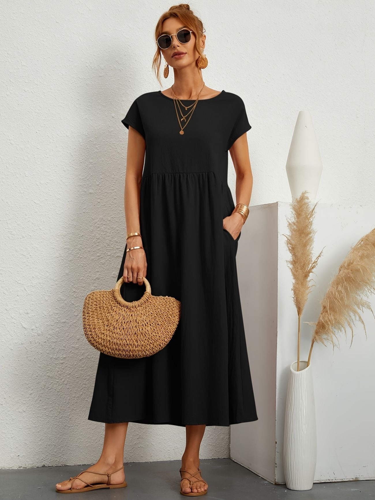 TAMARA™ | Elegant Dress With Pockets
