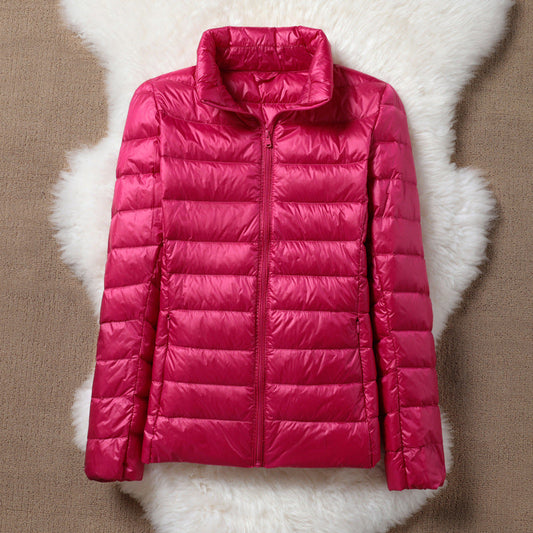 Solen Light Puffer Jacket | Pink