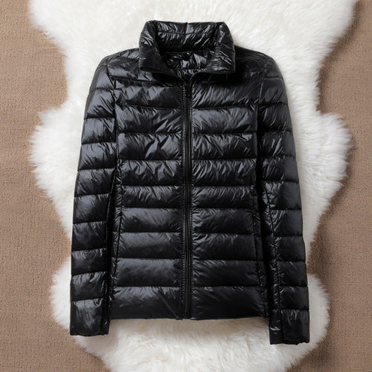 Solen Light Puffer Jacket | Black