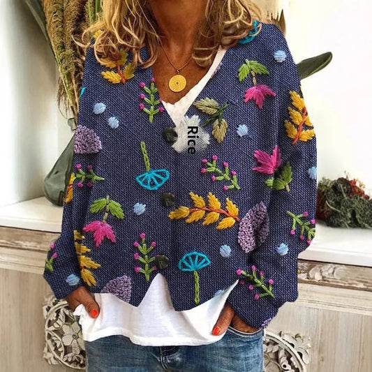 IVY | Digital Print Cardigan