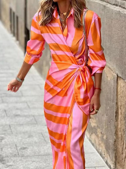 SELENA™ | Printed Wrap Dress