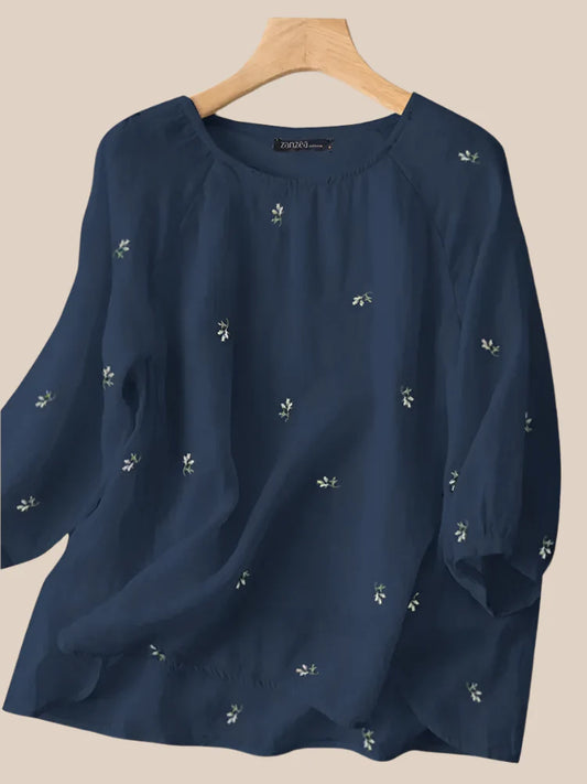 LILIAN™ | Embroidered Peasant Blouse
