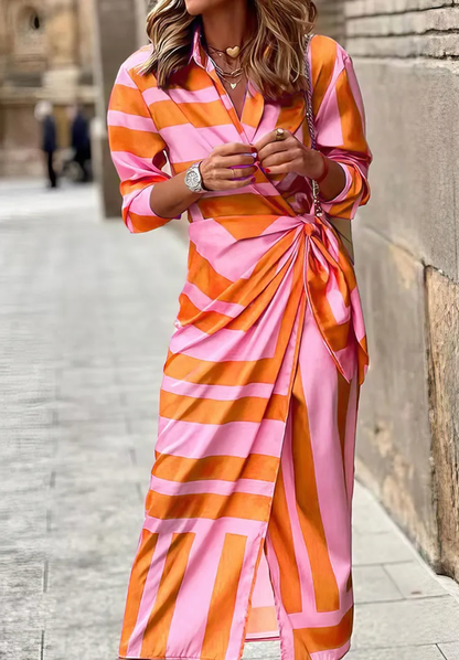 SELENA™ | Printed Wrap Dress