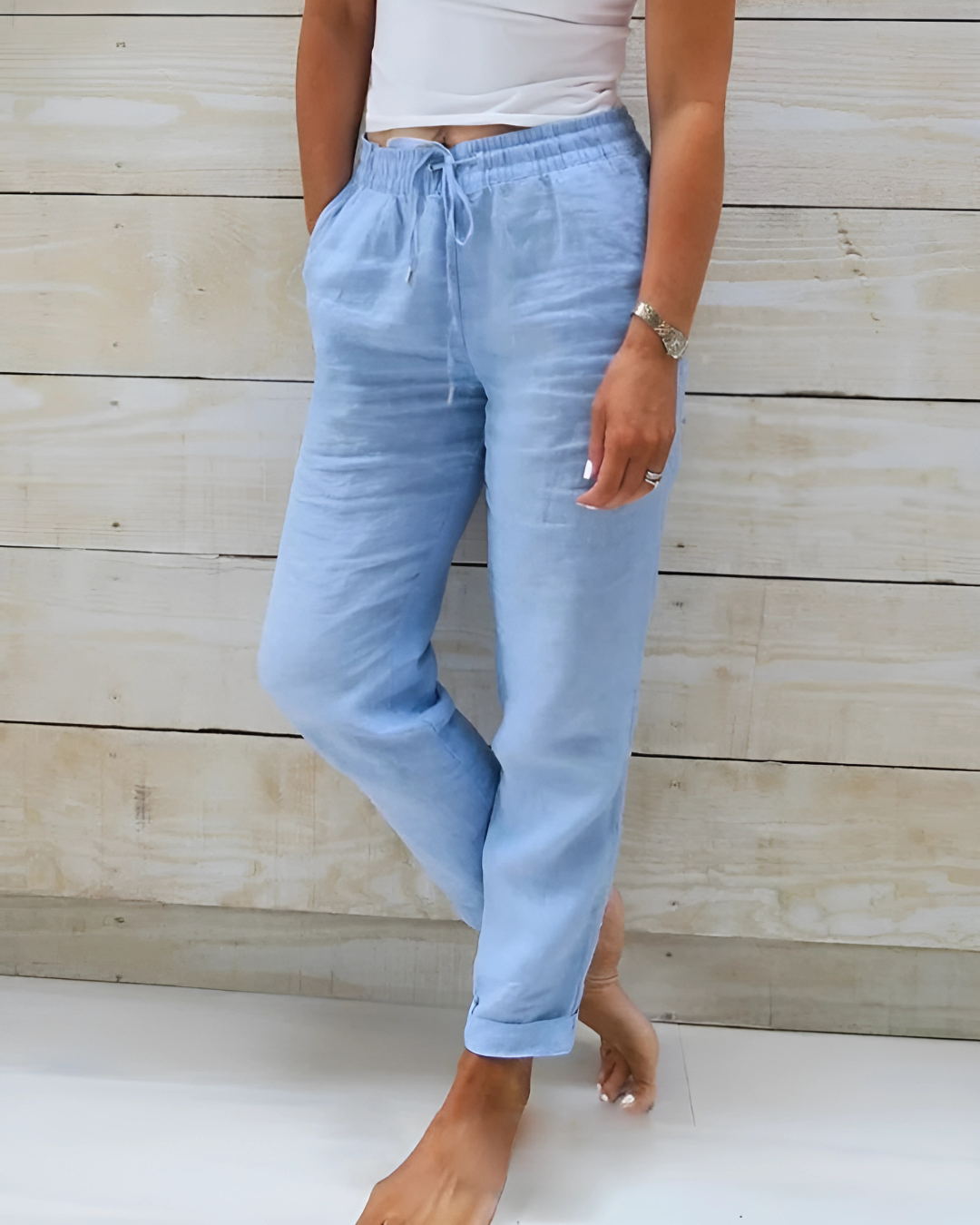 ISABELLE™ | Relaxed Fit Linen Pants