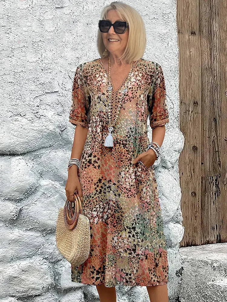 CATARINA™ | Vibrant Midi Dress