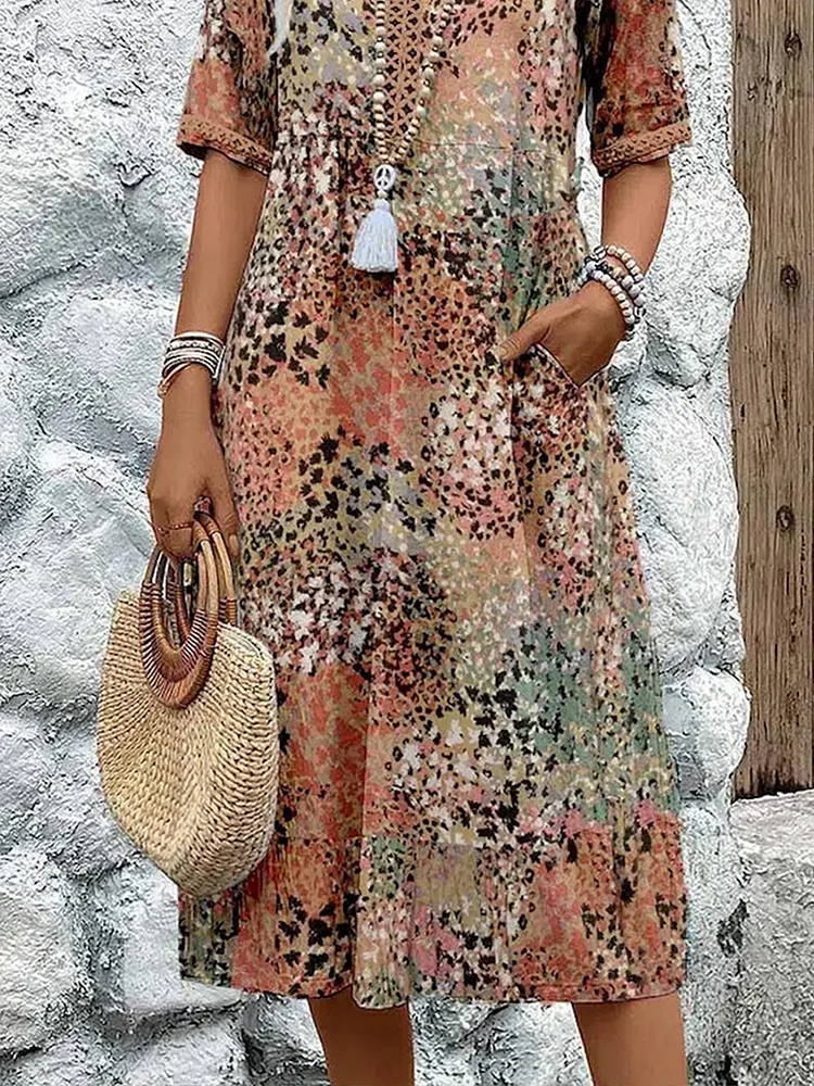 CATARINA™ | Vibrant Midi Dress