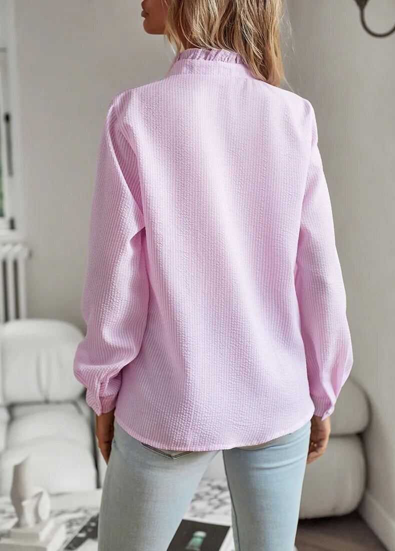 BELLA™ | Elegant Polo Blouse