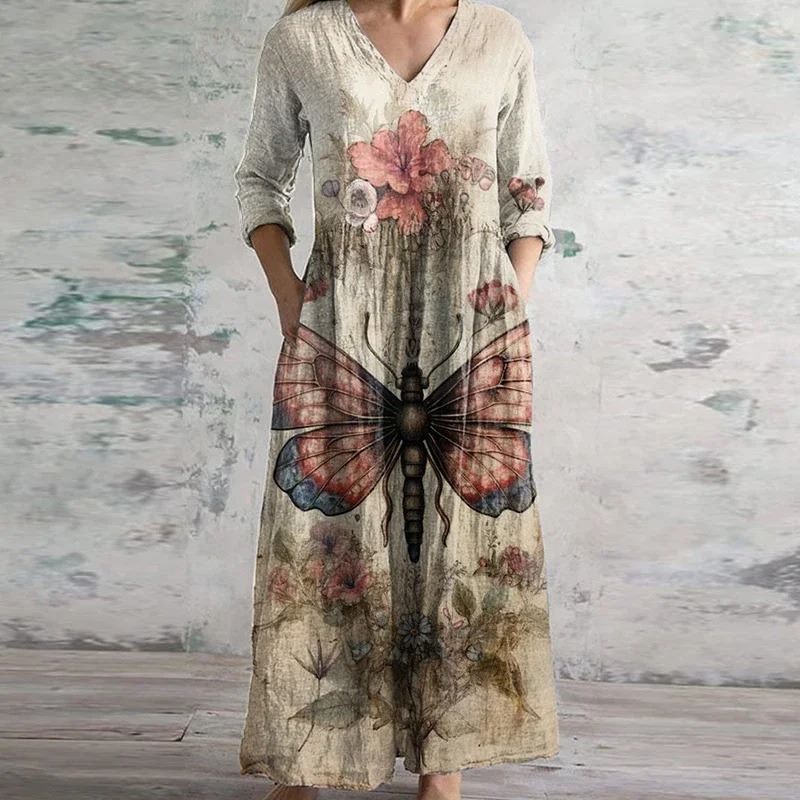 ANGELINA™ | Retro Maxi Dress
