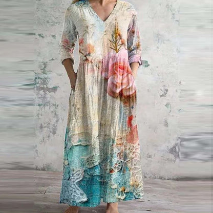 ANGELINA™ | Retro Maxi Dress